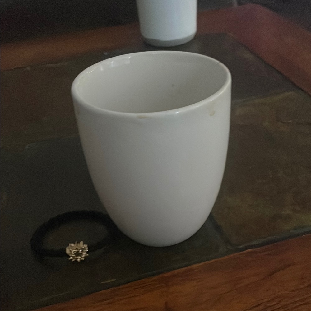 Elegant White Ceramic Vase